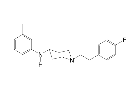 1-[2-(4-Fluorophenyl)ethyl]-N-(3-methylphenyl)piperidin-4-amine