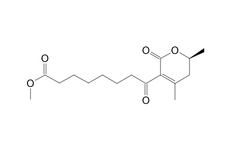 methyl-(S)-8-(4,6-dimethyl-2-oxo-5,6-Dihydro-2H-pyran-3-yl)-8-oxooctanoate