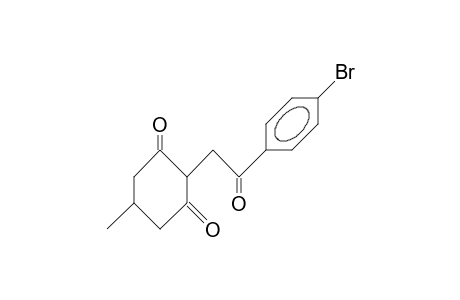 2-(4-Bromo-phenacyl)-5-methyl-cyclohexane-1,3-dione