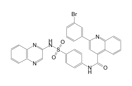 2-(3-bromophenyl)-N-{4-[(2-quinoxalinylamino)sulfonyl]phenyl}-4-quinolinecarboxamide