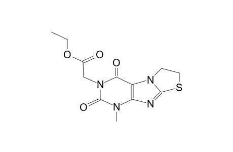 1-methyl-3-ethoxycarbonylmethyl-2,4-dioxo-1,2,3,4,6,7-hexahydro[1,3]thiazolo[2,3-f]purine