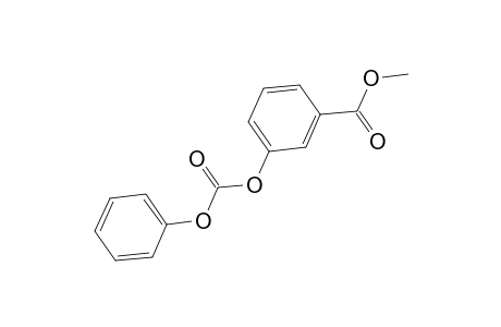 Benzoic acid, 3-[(phenoxycarbonyl)oxy]-, methyl ester