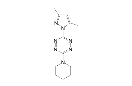 3-(3,5-Dimethylpyrazol-1-yl)-6-piperidino-1,2,4,5-tetrazine