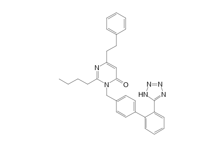 2-Butyl-6-phenylethyl-3-[2'-(1H-tetrazol-5-yl)biphenyl-4-ylmethyl]-3H-pyrimidin-4-one