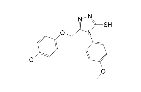 5-[(4-chlorophenoxy)methyl]-4-(4-methoxyphenyl)-4H-1,2,4-triazol-3-yl hydrosulfide
