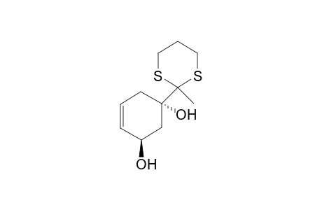 (1S,3R)-1-(2-Methyl-1,3-dithian-2-yl)-4-cyclohexene-1,3-diol