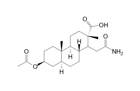 3.beta.-acetoxy-16-carbamoyl-16,17-seco-5.alpha.-androstan-17-oic acid