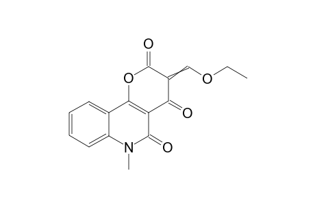 3-(Ethoxymethylene)-6-methyl-2H-pyrano[3,2-c]quinoline-2,4,5(3H,6H)-trione