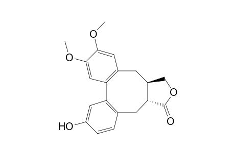 (+)-10-Hydroxy-6,7-dimethoxy-3a,4,13,13a-tetrahydro-1H,3H-dibenzo[4,5:6,7]cycloocta[1,2-c]furan-1-one