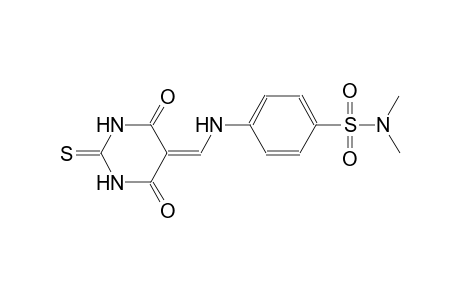 benzenesulfonamide, N,N-dimethyl-4-[[(tetrahydro-4,6-dioxo-2-thioxo-5(2H)-pyrimidinylidene)methyl]amino]-