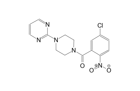 2-[4-(5-chloro-2-nitrobenzoyl)-1-piperazinyl]pyrimidine