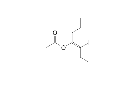 (E)-4-Acetoxy-5-iodo-4-octene