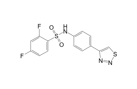 2,4-difluoro-4'-(1,2,3-thiadiazol-4-yl)benzenesulfonanilide