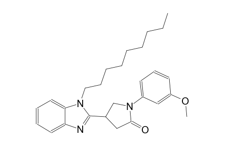 1-(3-methoxyphenyl)-4-(1-nonyl-1H-benzimidazol-2-yl)-2-pyrrolidinone