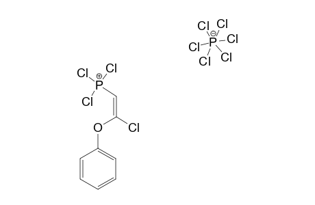 (E)-1-CHLORO-VINYL-PHENYLETHER-TRICHLOROPHOSPHONIUM-HEXACHLOROPHOSPHORATE