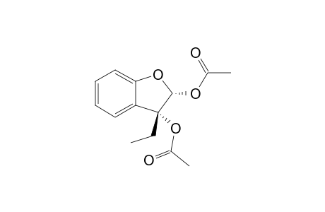trans-3-Ethyl-2,3-dihydrobenzofuran-2,3-diol diacetate