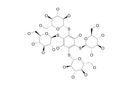 2,3,5,6-TETRAKIS-(BETA-D-GLUCOPYRANOSYLTHIO)-BENZENE-1,4-DIOL