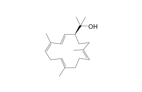 2,4,7,11-Cyclotetradecatetraene-1-methanol, .alpha.,.alpha.,4,8,12-pentamethyl-, [R-(E,Z,E,E)]-