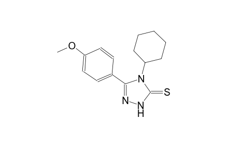 4H-1,2,4-triazole-3-thiol, 4-cyclohexyl-5-(4-methoxyphenyl)-