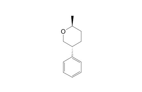 trans-3-Phenyl-6-methyltetrahydropyran