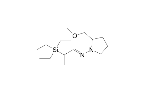 1-[2'-(Triethylsilyl)prop-1'-ylideneamino]-2-(methoxymethyl)pyrrolidine