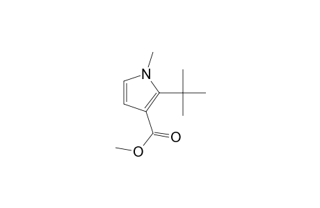 Methyl 2-t-butyl-1-methylpyrrole-3-carboxylate