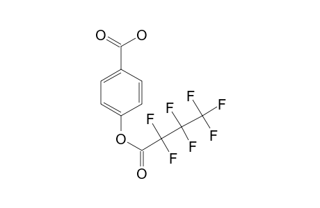 Benzoic acid, 4-(heptafluorobutyryloxy)-