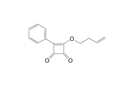3-(3-butenoxy)-4-phenyl-3-cyclobutene-1,2-dione