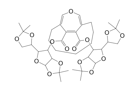 bis[1,2 ;5,6-di-O-Isopropylidene-.alpha.-D-glucofuranose-3-O-yl] (-)-3,6-heptanooxepin-4,5-dicarboxylate