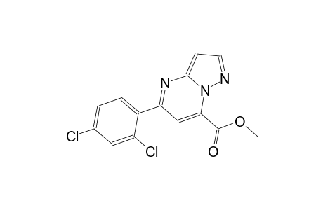 pyrazolo[1,5-a]pyrimidine-7-carboxylic acid, 5-(2,4-dichlorophenyl)-, methyl ester