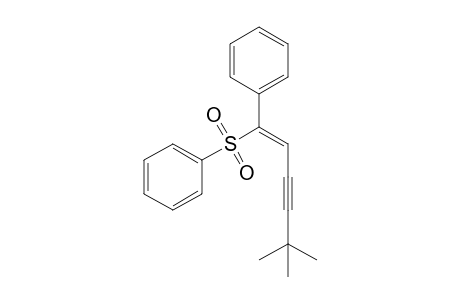 [(Z)-1-(benzenesulfonyl)-5,5-dimethyl-hex-1-en-3-ynyl]benzene