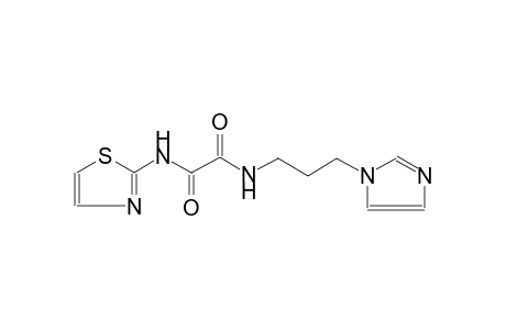 ethanediamide, N~1~-[3-(1H-imidazol-1-yl)propyl]-N~2~-(2-thiazolyl)-