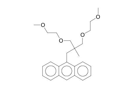 Anthracene, 9-[2,2-bis(2-methoxyethoxymethyl)propyl]-