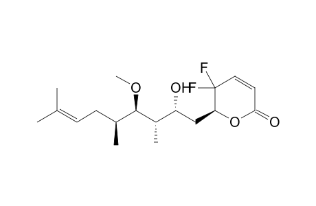 (6S)-5,5-Difluoro-6-[(2R,3S,4R,5S,E)-2-hydroxy-4-methoxy-3,5,8-trimethylnon-7-enyl]-5,6-dihydro-2H-pyran-2-one