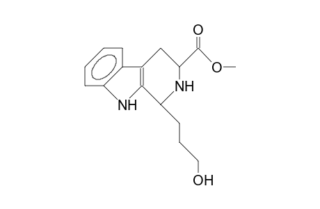 1a-(3-Hydroxy-propyl)-3b-methoxycarbonyl-1,2,3,4 -tetrahydro-B-carboline