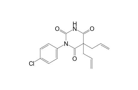 1-(p-chlorophenyl)-5,5-diallylbarbituric acid