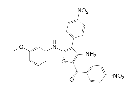 3-amino-5-(m-anisidino)-4-(p-nitrophenyl)-2-thienyl p-nitrophenyl ketone