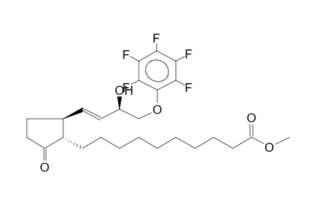 11-DEOXY-16-PENTAFLUOROPHENOXY-15BETA-TRIHOMOPROSTAGLANDIN-E1, METHYLESTER