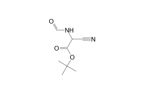 Acetic acid, cyano(formylamino)-, 1,1-dimethylethyl ester, (.+-.)-