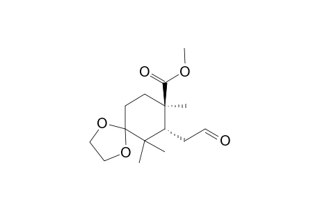 Methyl 3,5,5-trimethyl-4-(2-foxoethyl)-7,10-dioxaspiro[5.4]decane-3-carboxylate