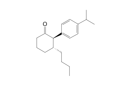 trans-3-Butyl-2-(4-isopropylphenyl)cyclohexan-1-one