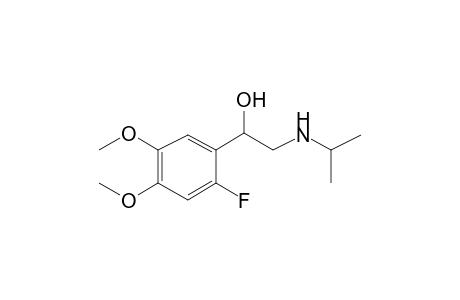 1-(2-Fluoro-4,5-dimethoxyphenyl)-2-(isopropylamino)ethanol