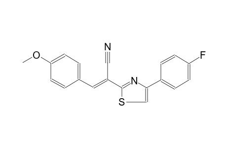 2-thiazoleacetonitrile, 4-(4-fluorophenyl)-alpha-[(4-methoxyphenyl)methylene]-