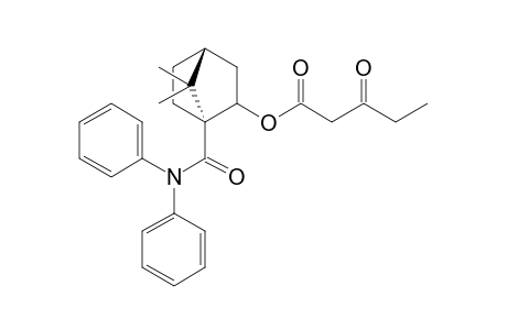 (1S,2R,4R)-7,7-dimethylbicyclo[2.2.1]heptane-1-carboxylic acid diphenylamide-1-yl 3-oxopentanoate