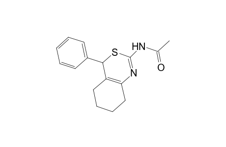 N-(4-Phenyl-5,6,7,8-tetrahydro-4H-3,1-benzothiazin-2-yl)acetamide