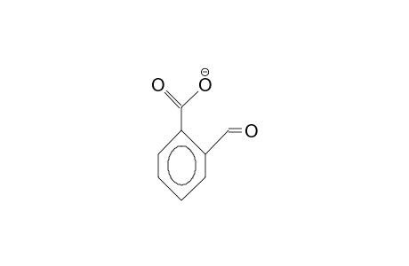 2-Formyl-benzoic acid, anion