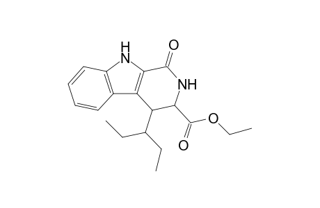 Ethyl 1-oxo-1,2,3,4-tetrahydro-4-(diethylmethyl)-.beta.-carboline-3-carboxylate