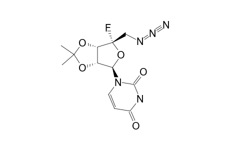 5'-AZIDO-5'-DEOXY-4'-FLUORO-2',3'-O-ISOPROPYLIDENE-URIDINE