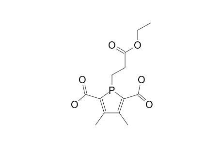 3-(3',4'-DIMETHYL-1'-H-PHOSPHOLE-2',5'-DICARBOXYLIC_ACID)-ETHYLPROPIONATE