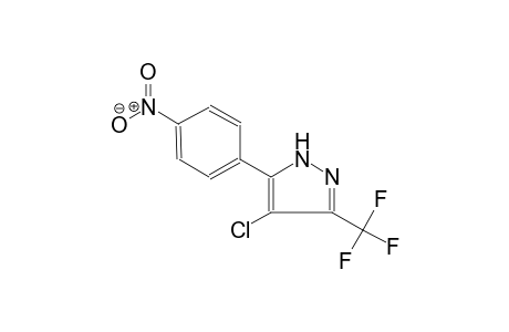1H-pyrazole, 4-chloro-5-(4-nitrophenyl)-3-(trifluoromethyl)-